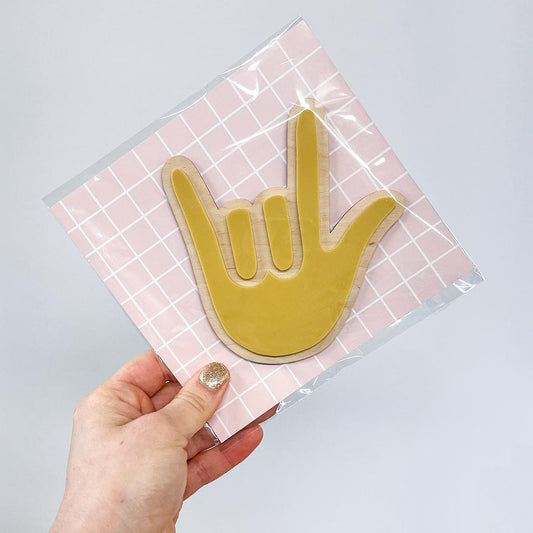 Rock on Hand Wall Decor