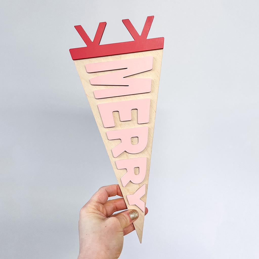 Merry Pennant Flag