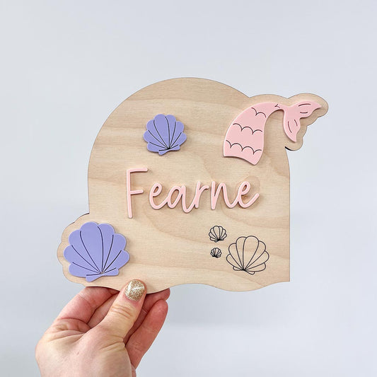Fearne Mermaid Name Sign