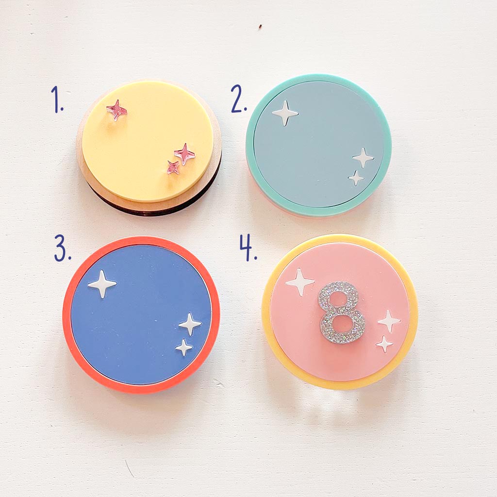 Birthday Badges Round