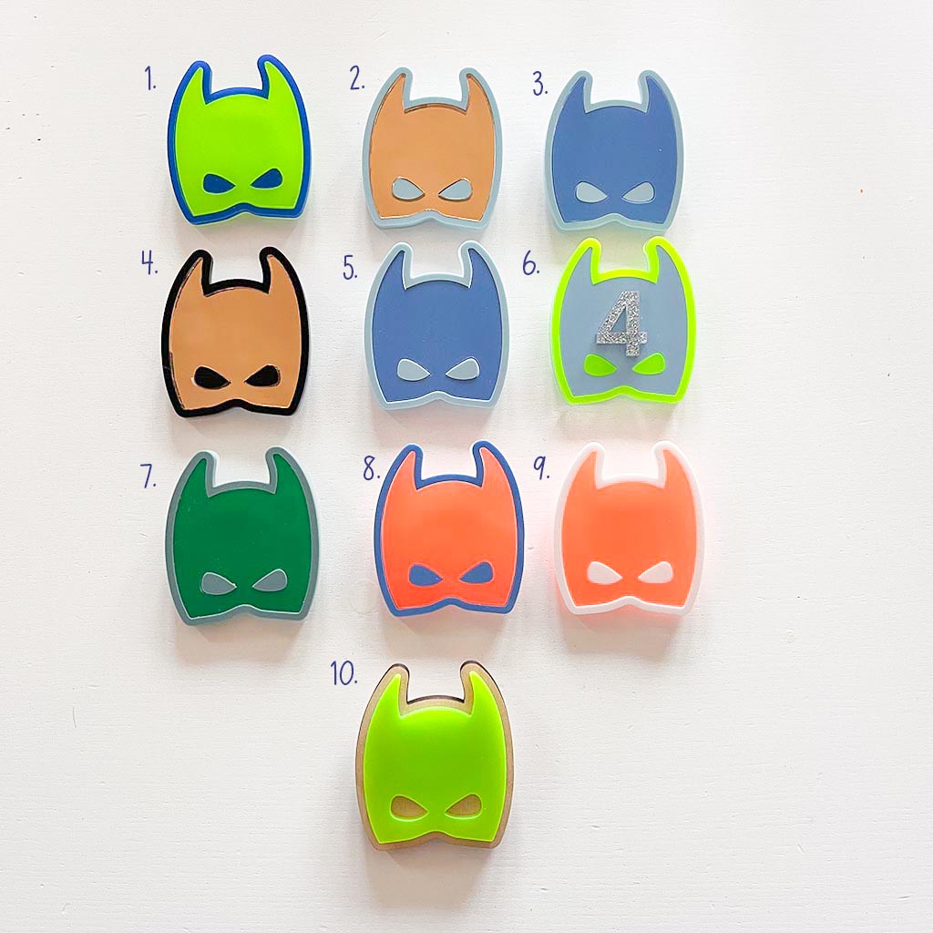 Birthday Badges Superhero