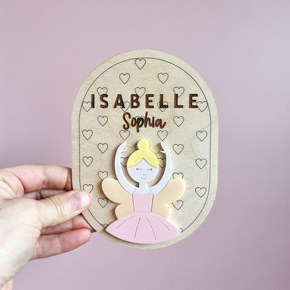 Dancer Name Plaque Oval