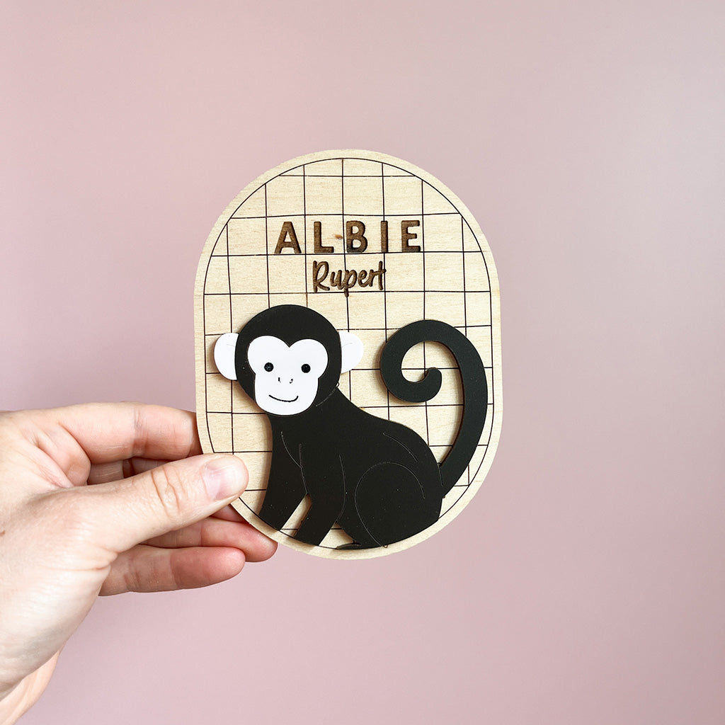 Safari Name Plaque Oval