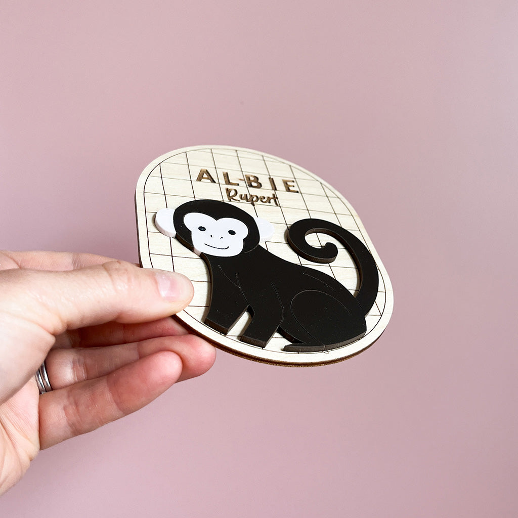Safari Name Plaque Oval