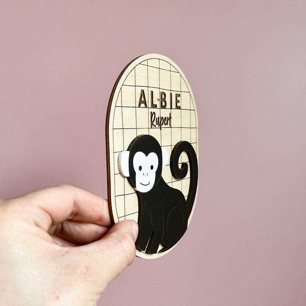 Safari Name Plaque Oval