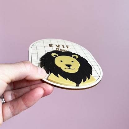 Safari Name Plaque Oval