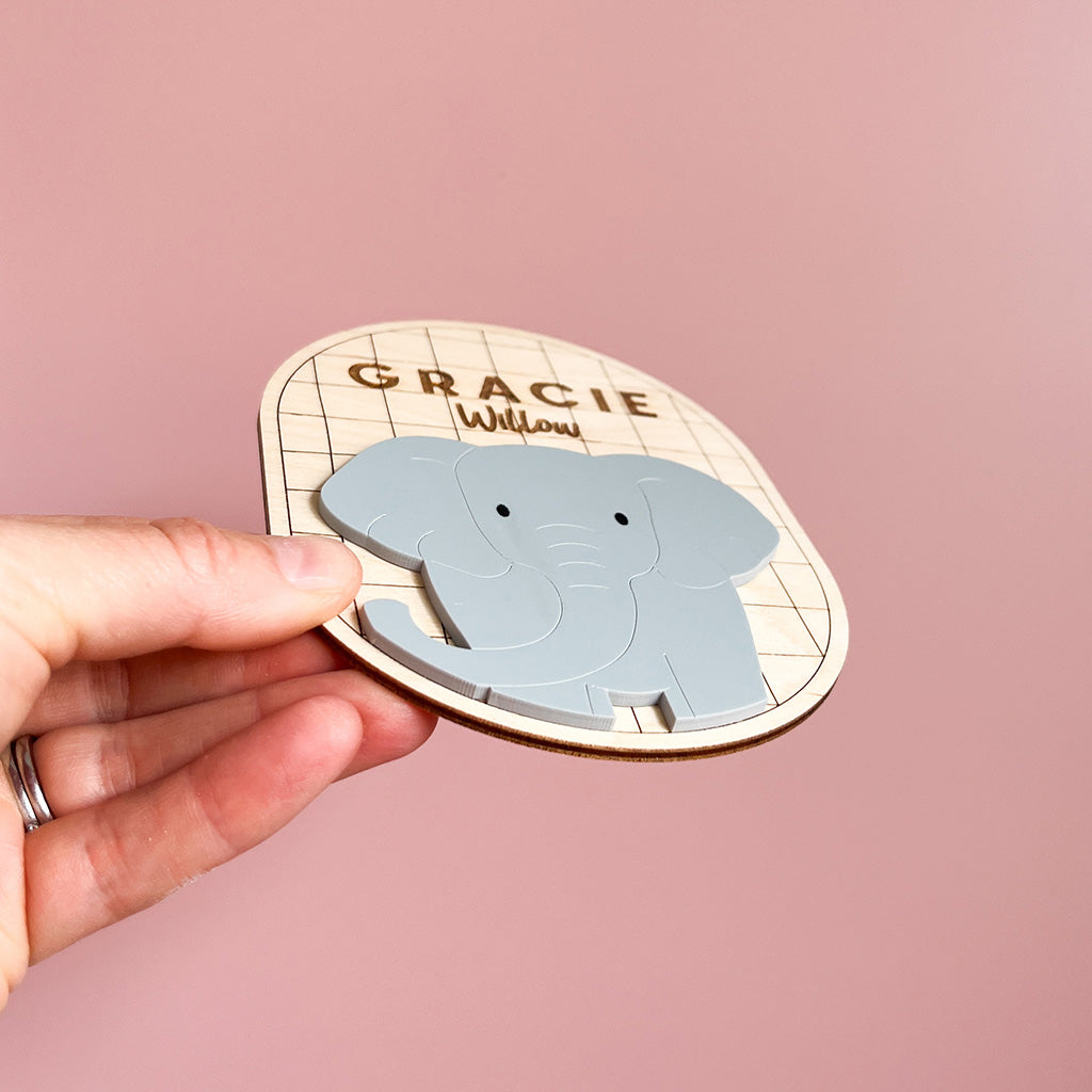 Safari Name Plaque Oval