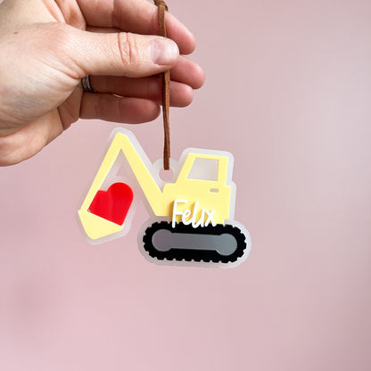 Valentine's Digger Keyring/Tag