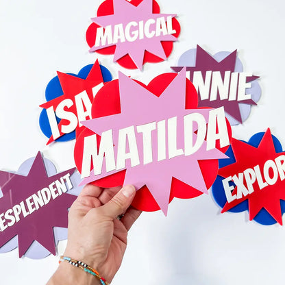 Superhero Wall Sign & Magnet