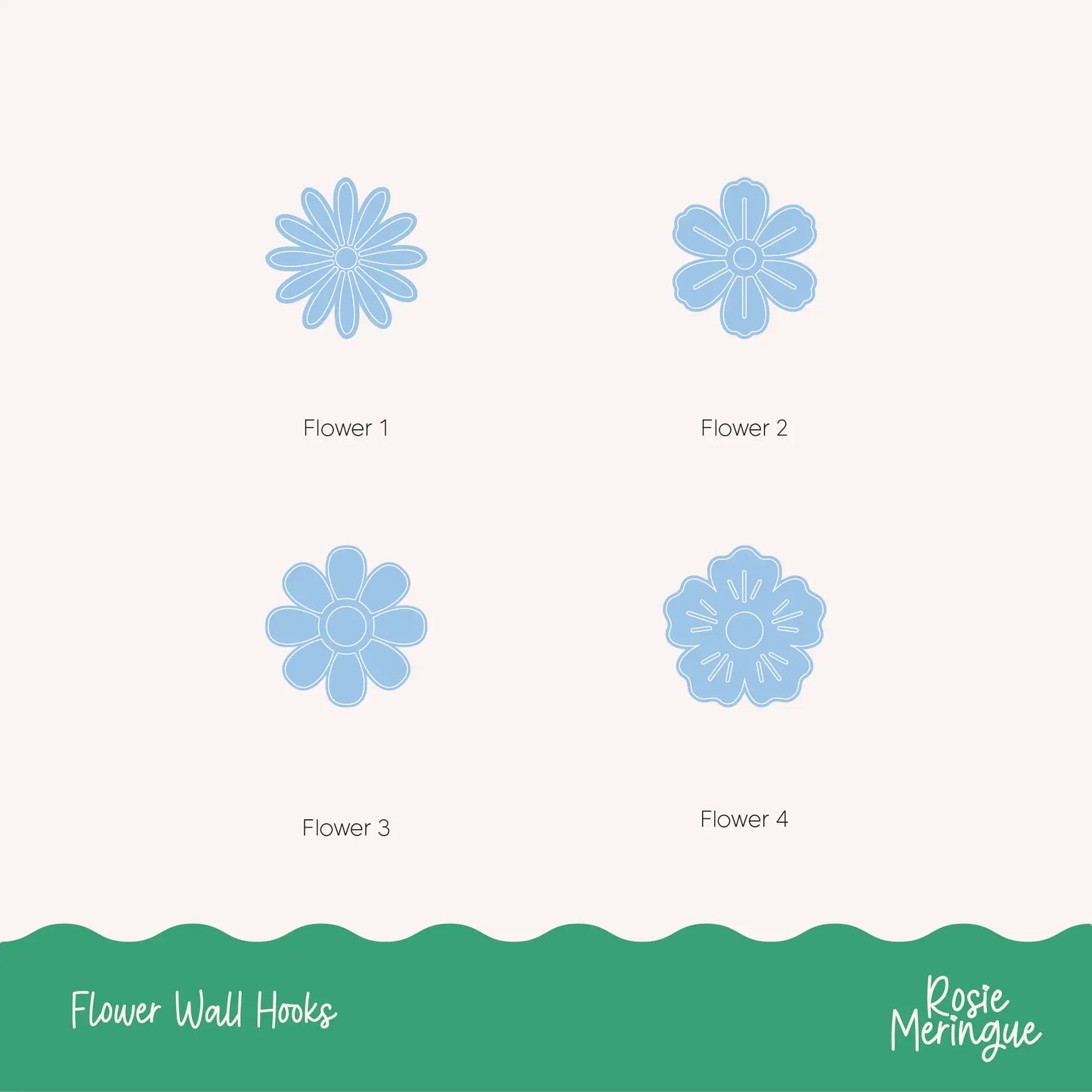 Flower Wall Hooks