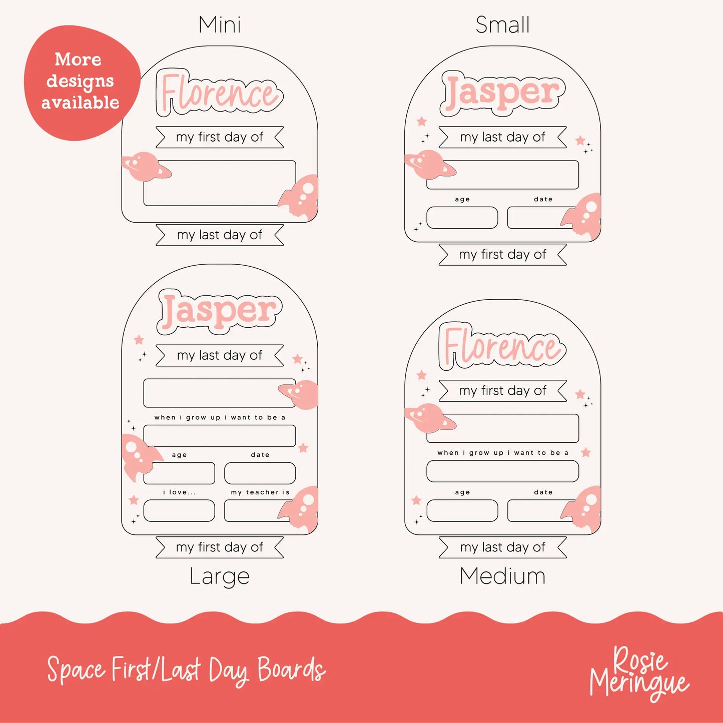 Back to School Boards - Space