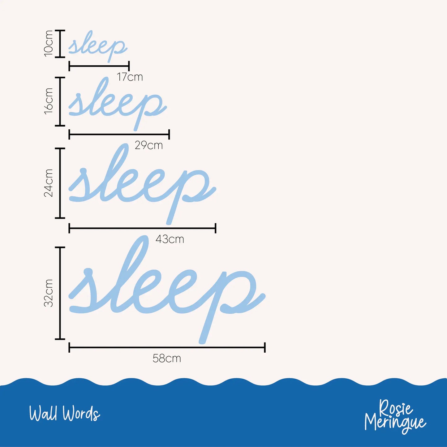 Sleep Wall Sign