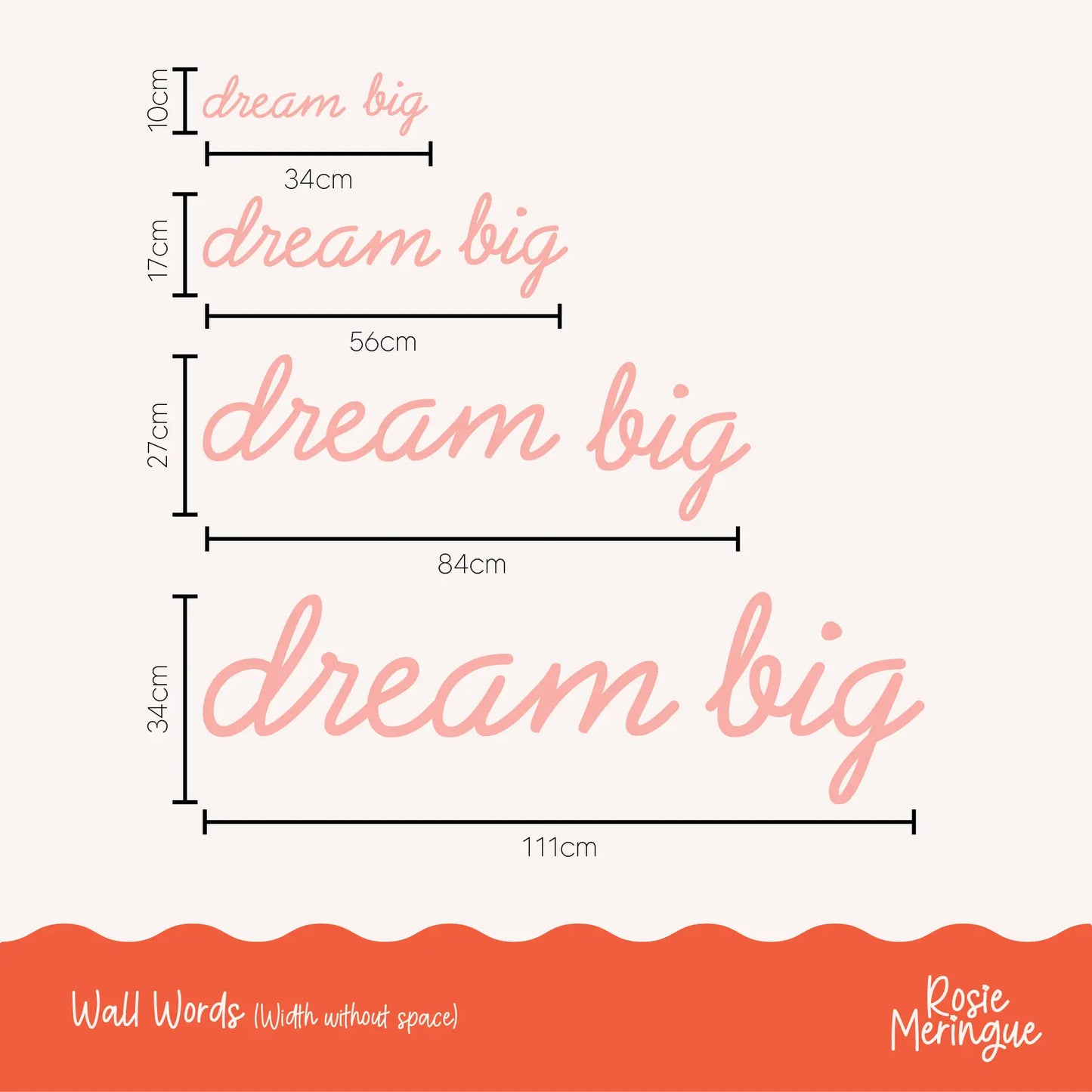 Dream Big Wall Sign