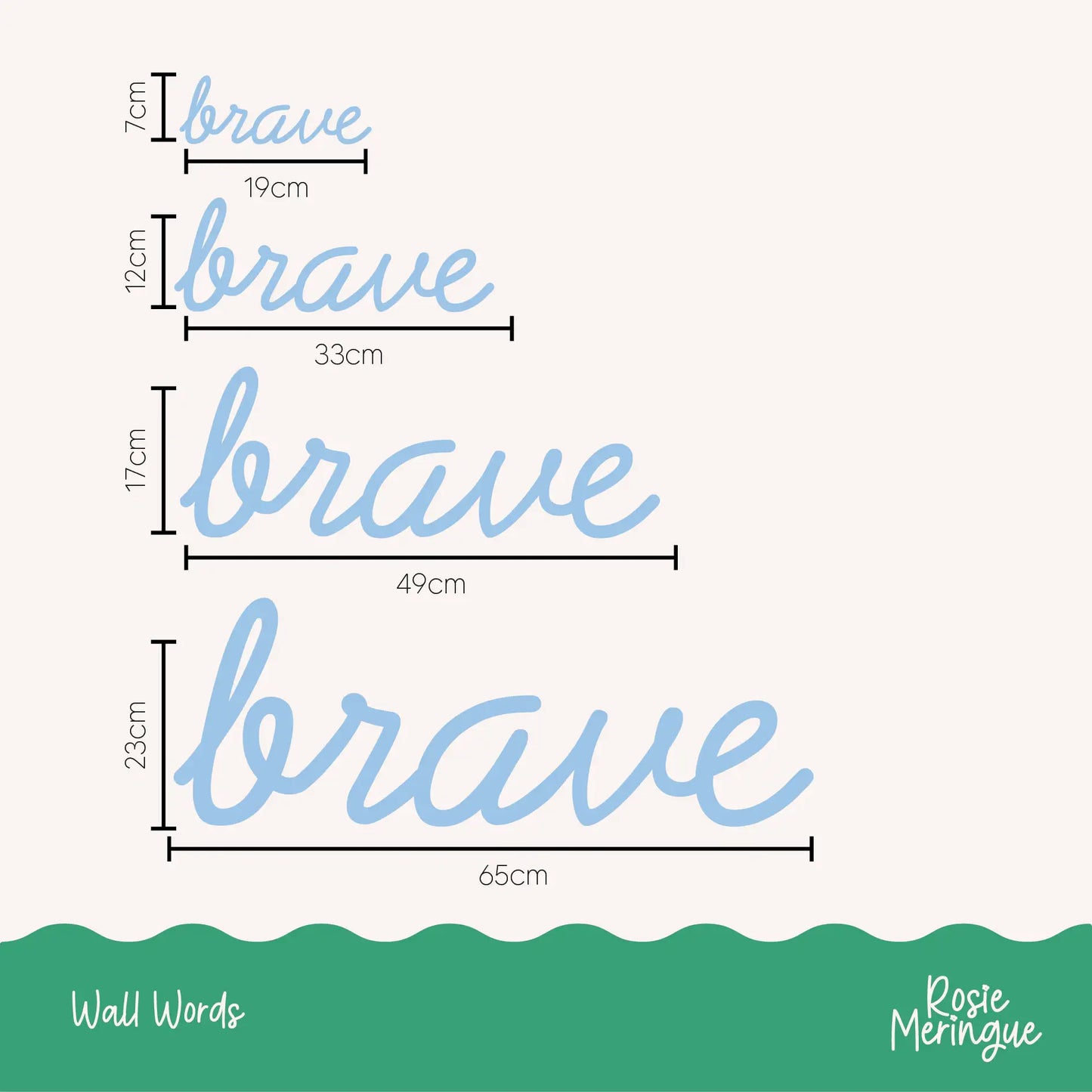 Brave Wall Sign