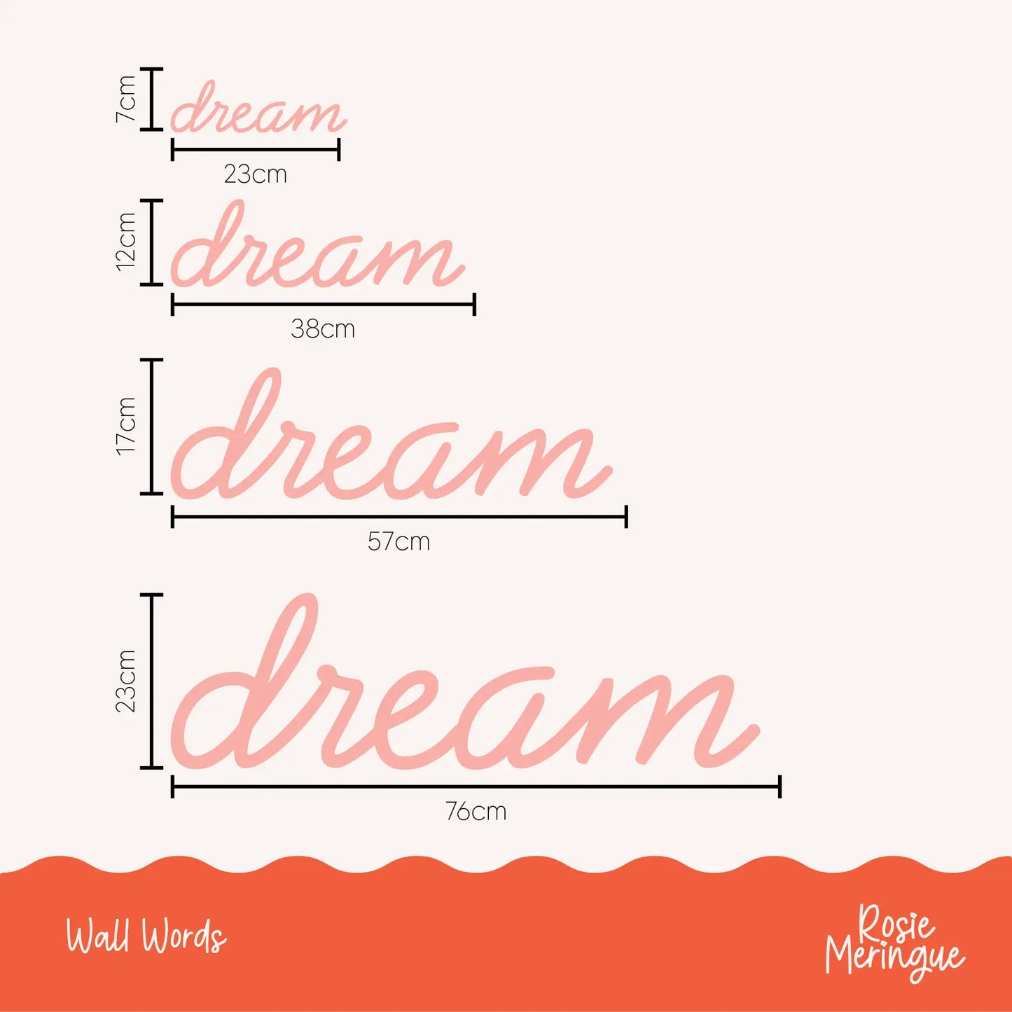 Dream Wall Sign