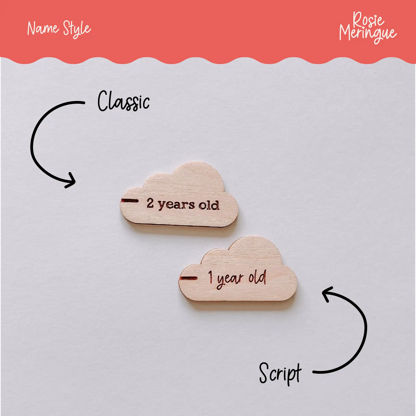 Growth Chart Markers - Cloud
