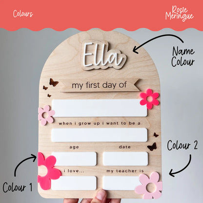 Back to School Boards - Flowers