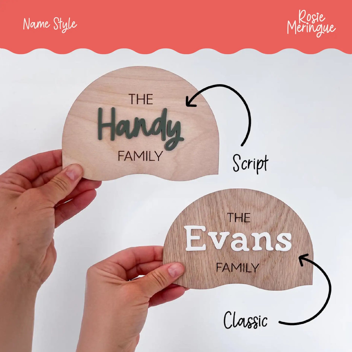 Personalised Height Chart - Family Name