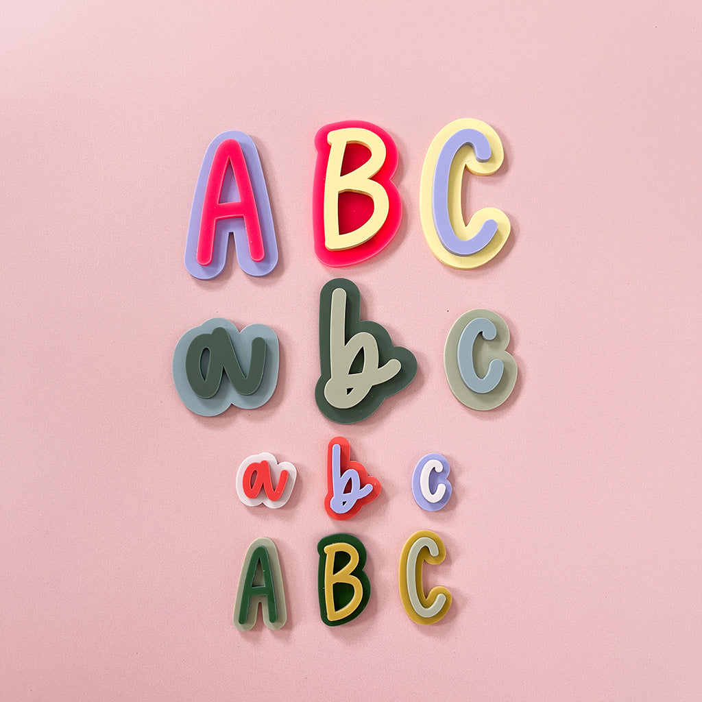 Magnetic Locker Letters Script