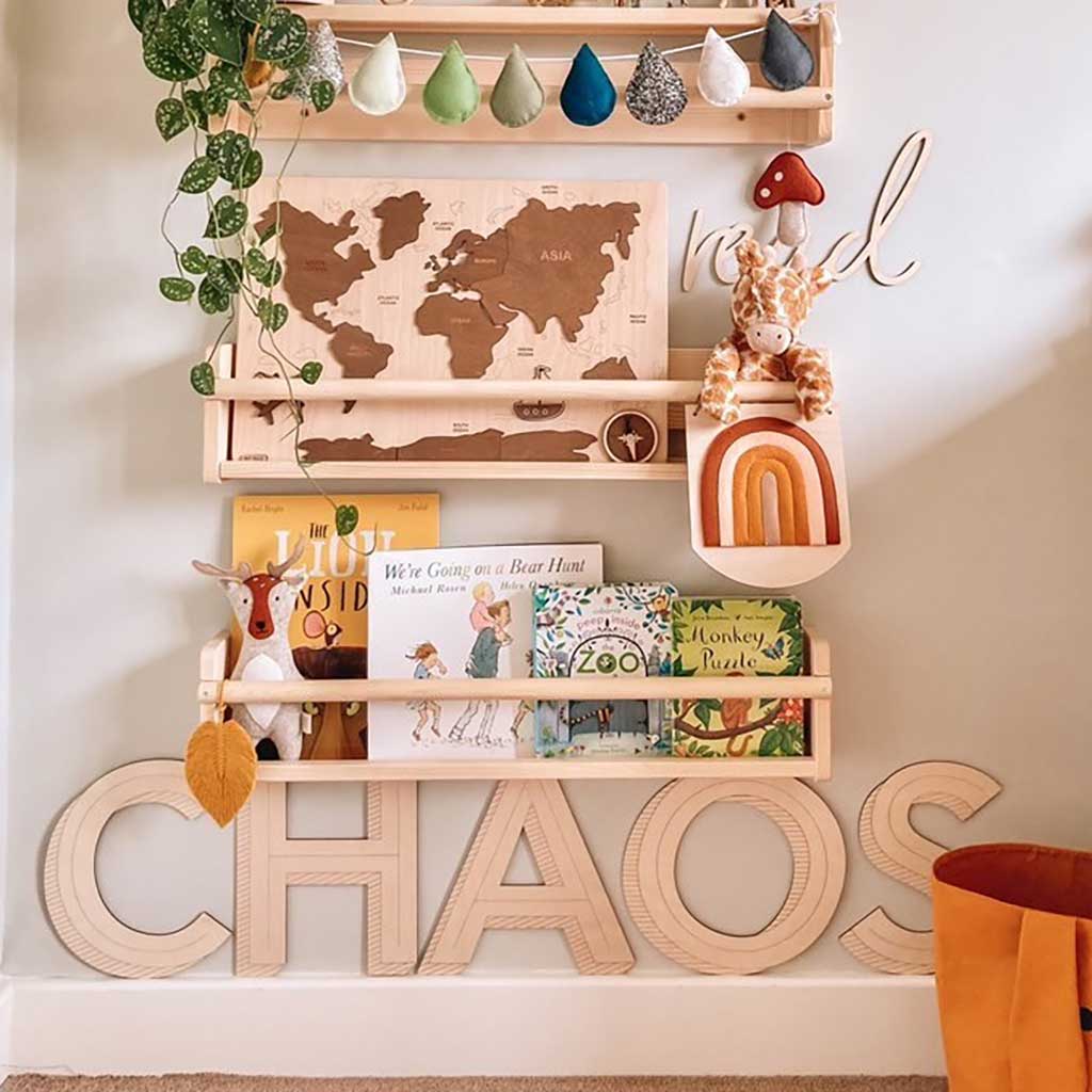 chaos wall letters bedroom nursery large