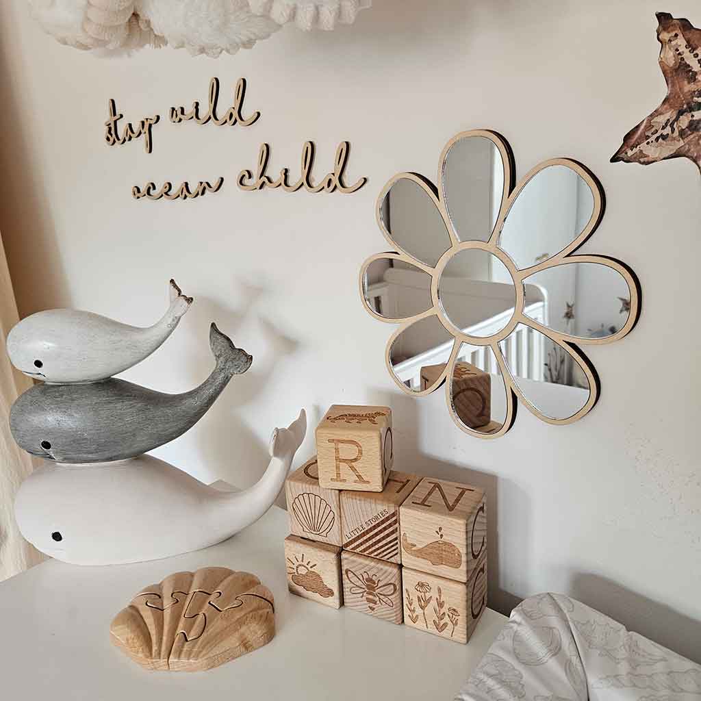 Flower Mirror Children s Room Nursery Decor Rosie Meringue