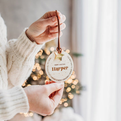 Christmas Cheer Personalised Bauble