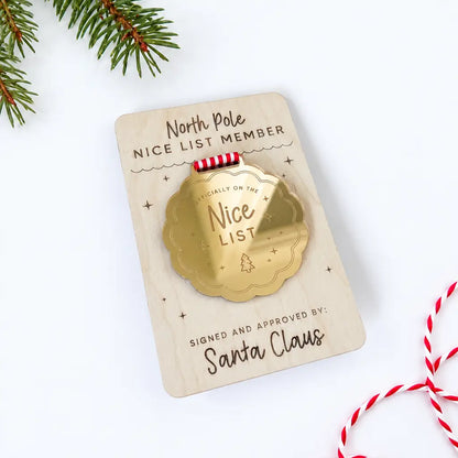 Nice List Member Medal