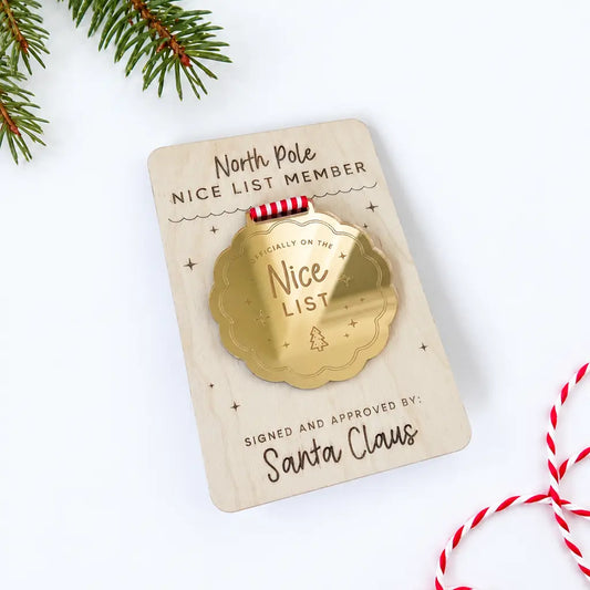 Nice List Member Medal