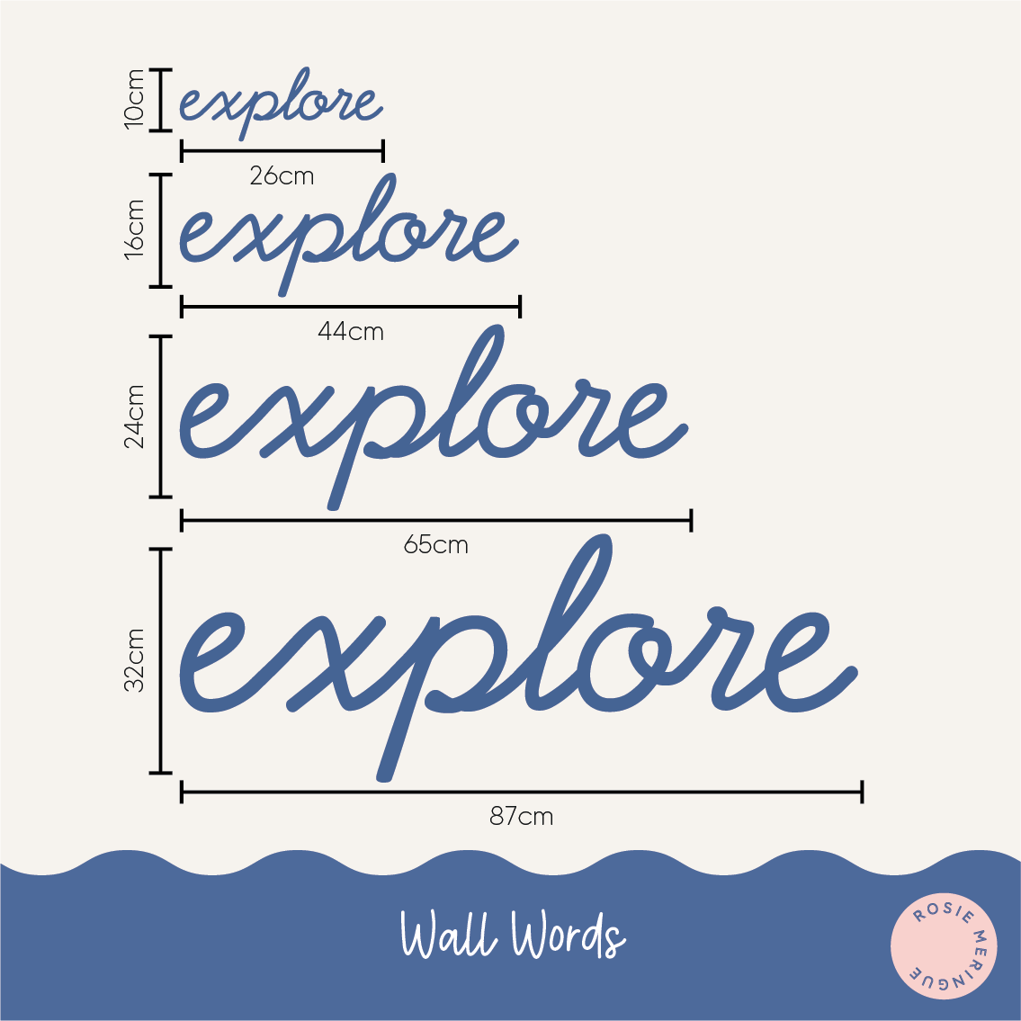 Explore Wall Sign