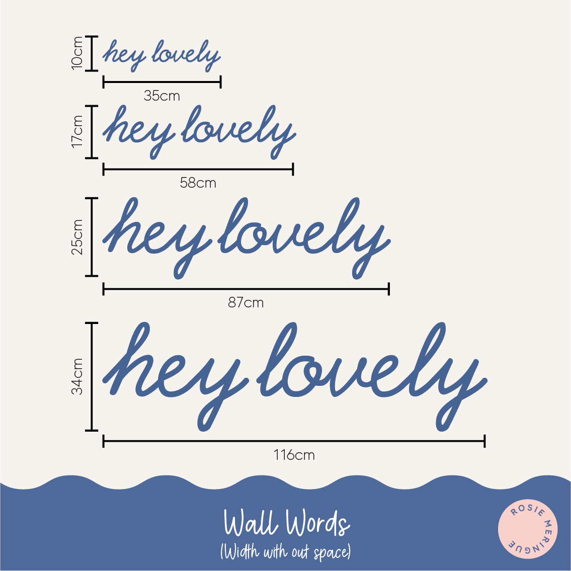 Hey Lovely Wall Sign