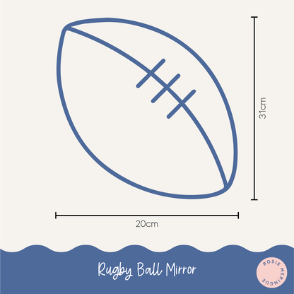 Rugby Ball Mirror
