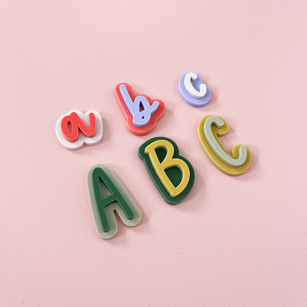 Magnetic Locker Letters Script