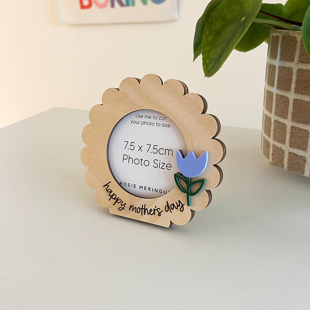 Personalised Flower Mother's Day Frame