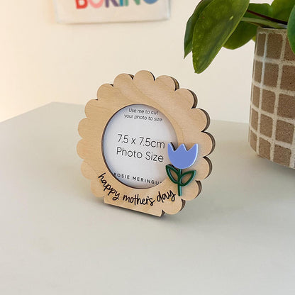 Personalised Flower Mother's Day Frame