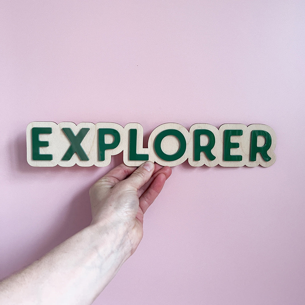 Explore Wall Sign
