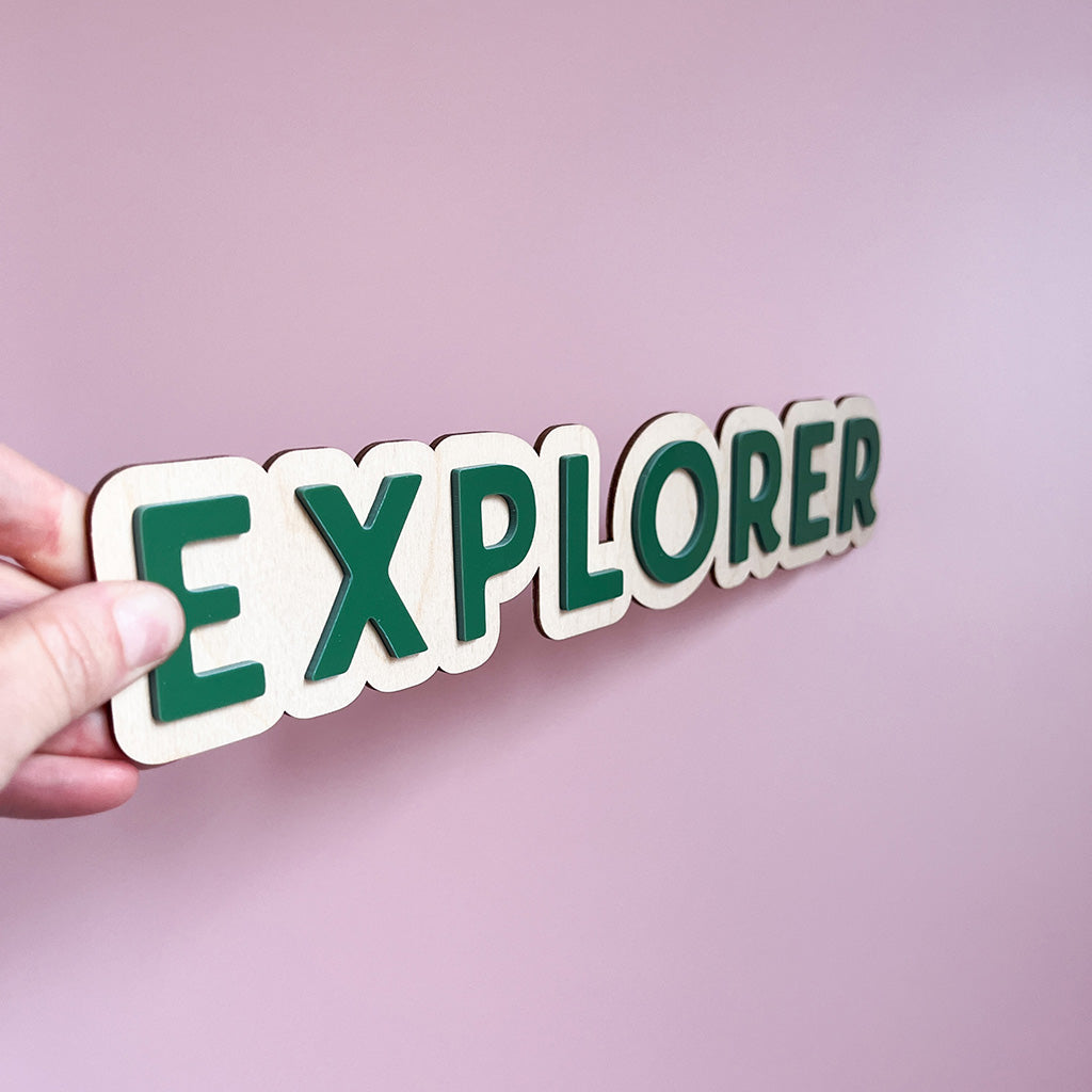 Explore Wall Sign