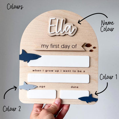 Back to School Boards - Sharks