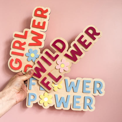 Girl Power Wall Sign