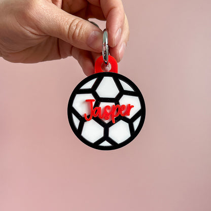 Football Personalised Keyring
