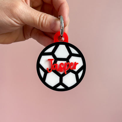 Football Personalised Keyring