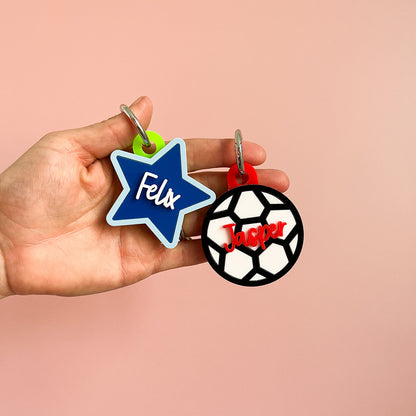Football Personalised Keyring