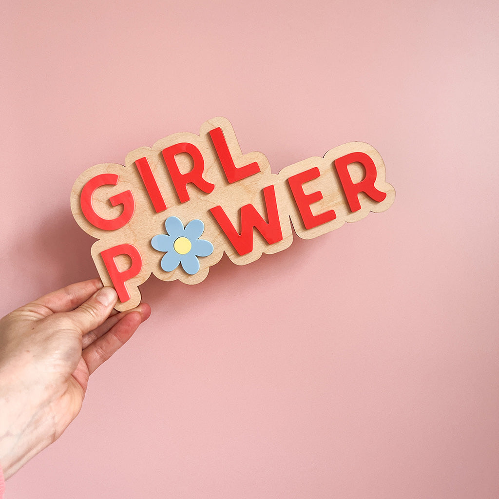 Girl Power Wall Sign