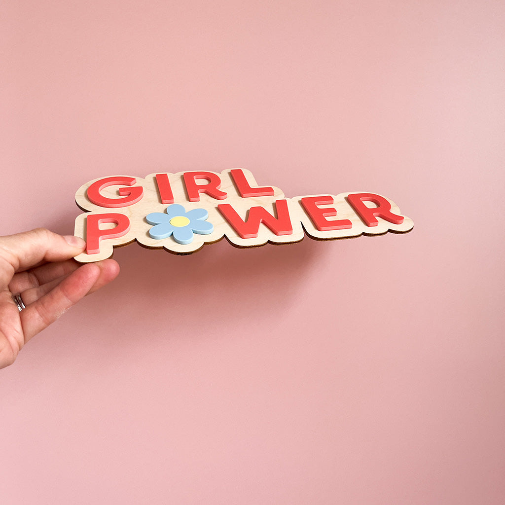 Girl Power Wall Sign
