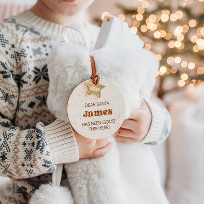 Dear Santa Personalised Bauble