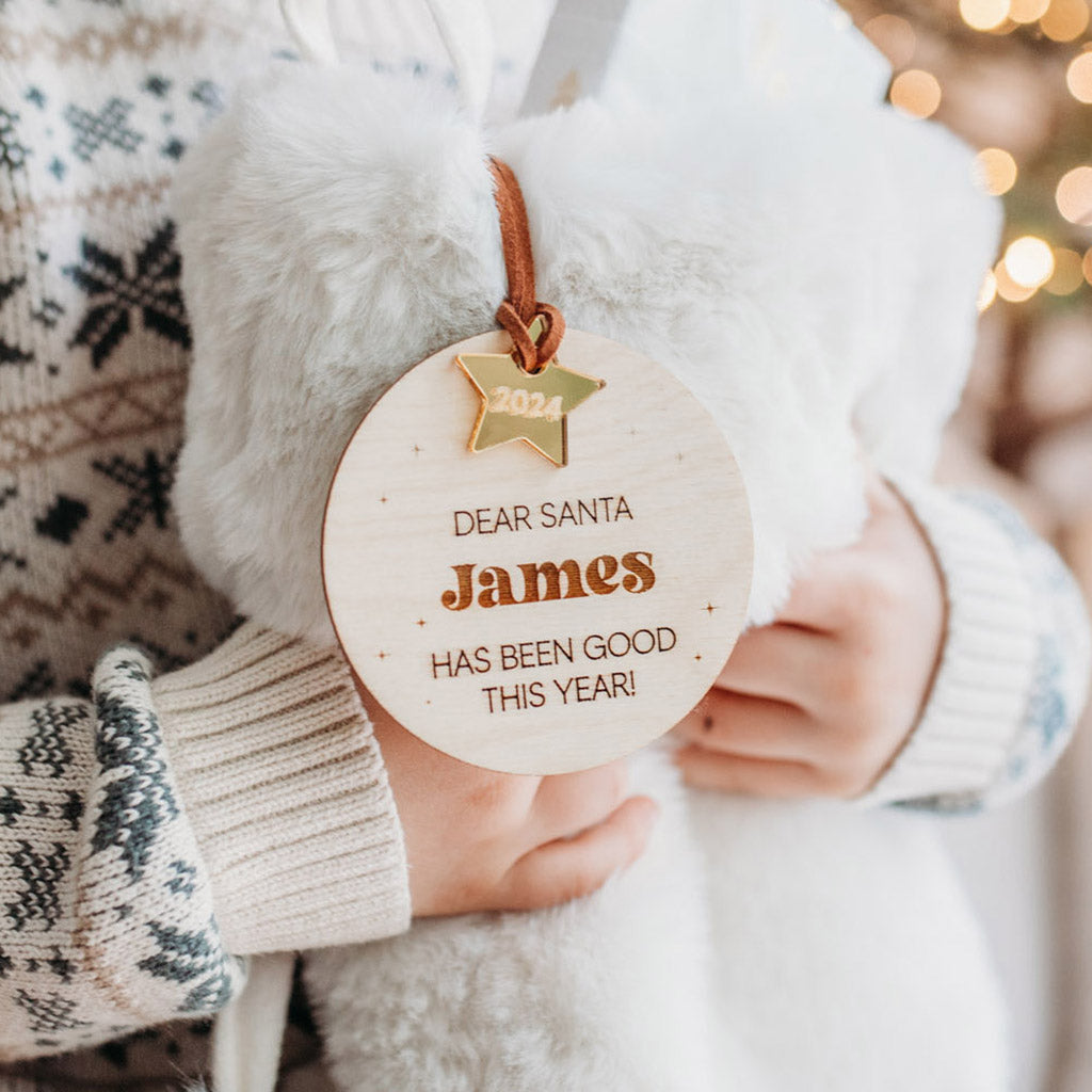 Dear Santa Personalised Bauble