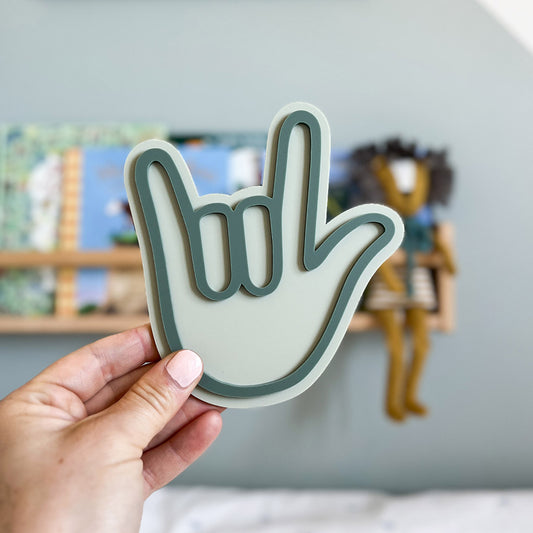 Rock On Hand Wall Decor