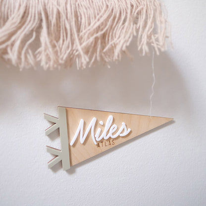 Mini Name Flag