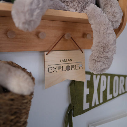 I Am An Explorer Plaque