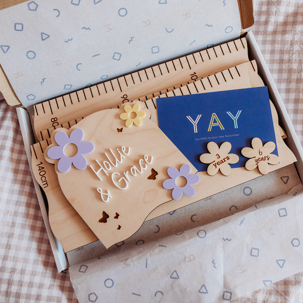 Growth Chart Markers  - Flower