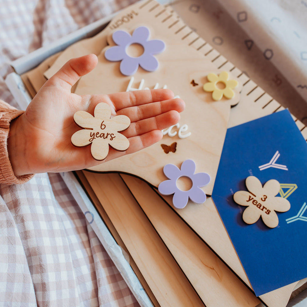 Growth Chart Markers  - Flower